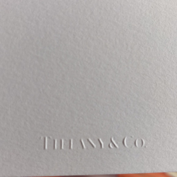 Tiffany & Co. Small Paper Shopping  Bags AND gift note and envelope - Picture 10 of 16